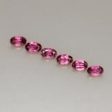 5mm x 3 Oval Facet Rhodolite Garnet 2ct