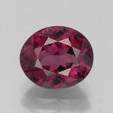 9x7.5mm Rhodolite Garnet 3ct Oval Facet in Raspberry Red