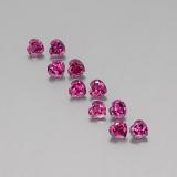 3 ct VS Heart Facet Rhodolite Garnet 4mmx4mm