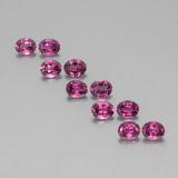 5x4mm Oval Facet Rhodolite Garnet 4ct