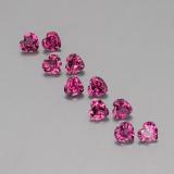 2.5 ct VVS-VS Heart Facet Rhodolite Garnet 4x4