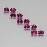 5mm x 4mm Oval Facet Rhodolite Garnet 5ct