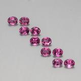 4 ct VS Oval Facet Rhodolite Garnet 5mm x 4mm