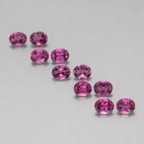 4 carat Raspberry Red Oval Facet Rhodolite Garnet 5mmx4mm