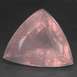 45x37mm Trillion Facet Rose Quartz 182ct