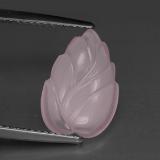 14mm x 9.5mm Rose Quartz 4ct Flower Cut in Pink