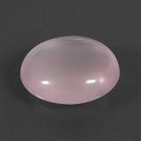 14mmx12mm Rose Quartz 7ct Oval Cabochon in Pink