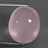 12.5x10 Oval Cabochon Rose Quartz 6ct