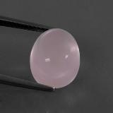 12.5mm x 10mm Oval Cabochon Rose Quartz 7ct