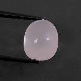12mm x 10mm Rose Quartz 6ct Oval Cabochon in Pink