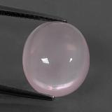 7 carat Pink Oval Cabochon Rose Quartz 14.5x12mm