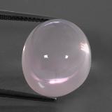 19 ct Transparent Oval Cabochon Rose Quartz 16.5x14.5