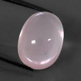 14 ct Transparent/Translucent Oval Cabochon Rose Quartz 16mm x 12