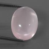 12 ct Transparent/Translucent Oval Cabochon Rose Quartz 16x12mm
