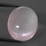 14mm x 12 Oval Cabochon Rose Quartz 9ct