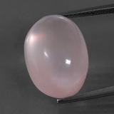 18mm x 13mm Oval Cabochon Rose Quartz 19ct