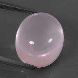12 carat Pink Oval Cabochon Rose Quartz 14x12