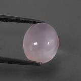 5 carat Pink Oval Cabochon Rose Quartz 12mm x 10mm