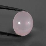 12x10mm Oval Cabochon Rose Quartz 6ct