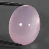 24mm x 18.5 Oval Cabochon Rose Quartz 46ct
