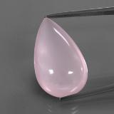 31 carat Pink Pear Cabochon Rose Quartz 28.5mmx17mm