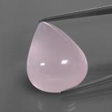 43 ct Transparent/Translucent Pear Cabochon Rose Quartz 26.5mm x 20.5mm