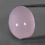 23x17mm Oval Cabochon Rose Quartz 29ct