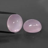 14mmx12mm Oval Cabochon Rose Quartz 19ct