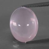 12.5mm x 10mm Oval Cabochon Rose Quartz 6ct