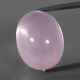 15x11.5mm Oval Cabochon Rose Quartz 11ct