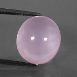 13.5mm x 12mm Oval Cabochon Rose Quartz 8ct