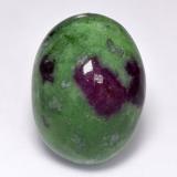 20x15 Oval Cabochon Ruby-Zoisite 24ct