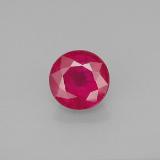 7mm Round Facet Ruby 2ct