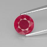 7 mm Round Facet Ruby 2ct