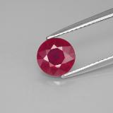 7 mm Round Facet Ruby 2ct
