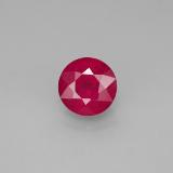 2 ct SI-I1 Round Facet Ruby 7mm