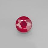 2 ct SI-I1 Round Facet Ruby 7 mm
