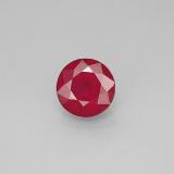 2 carat Pink Red Round Facet Ruby 7mm