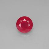 7 mm Round Facet Ruby 2ct