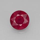 7 mm Round Facet Ruby 1.5ct