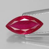11mm x 5.5mm Marquise Facet Ruby 1.5ct