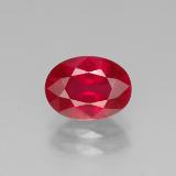 8mm x 6 Oval Facet Ruby 1.5ct