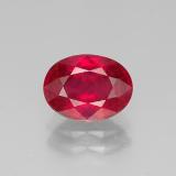 2 ct SI Oval Facet Ruby 8mmx6mm