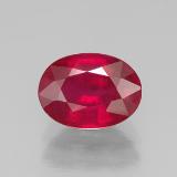 8mmx6mm Oval Facet Ruby 1.5ct