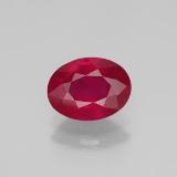 7.5mm x 6 Oval Facet Ruby 1.5ct