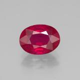 1.5 carat Pink Red Oval Facet Ruby 8x6