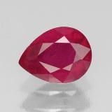 2 carat Pink Red Pear Facet Ruby 9x7