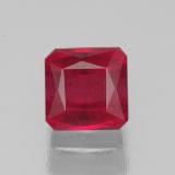 Click for Details 6.5mm x 6 Octagon / Scissor Cut Ruby 2ct