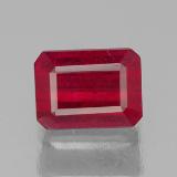 7mm x 5 Octagon Facet Ruby 1.5ct