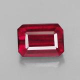 1.5 carat Pink Red Octagon Facet Ruby 7x5mm